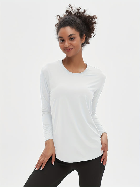 High-Elasticity Ice Sliky Yoga Cover Up