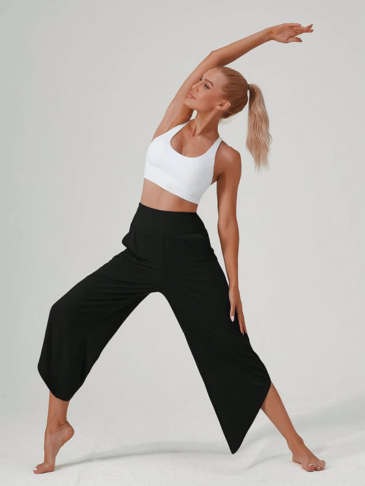 Casual Yoga Wide-Leg Pants