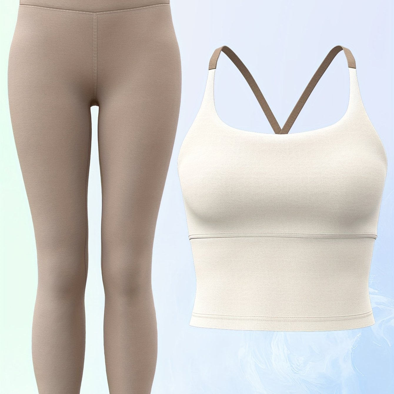 2pcs Set Tank Top with Yoga Pants