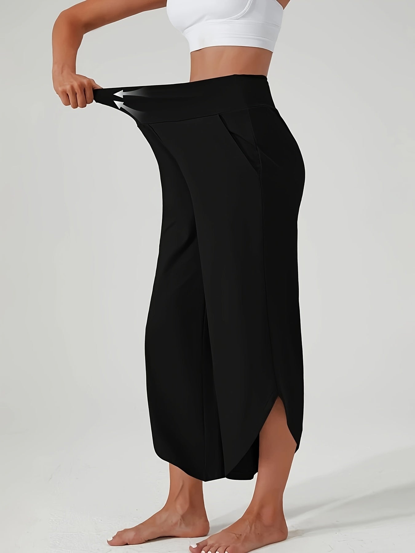 Casual Yoga Wide-Leg Pants