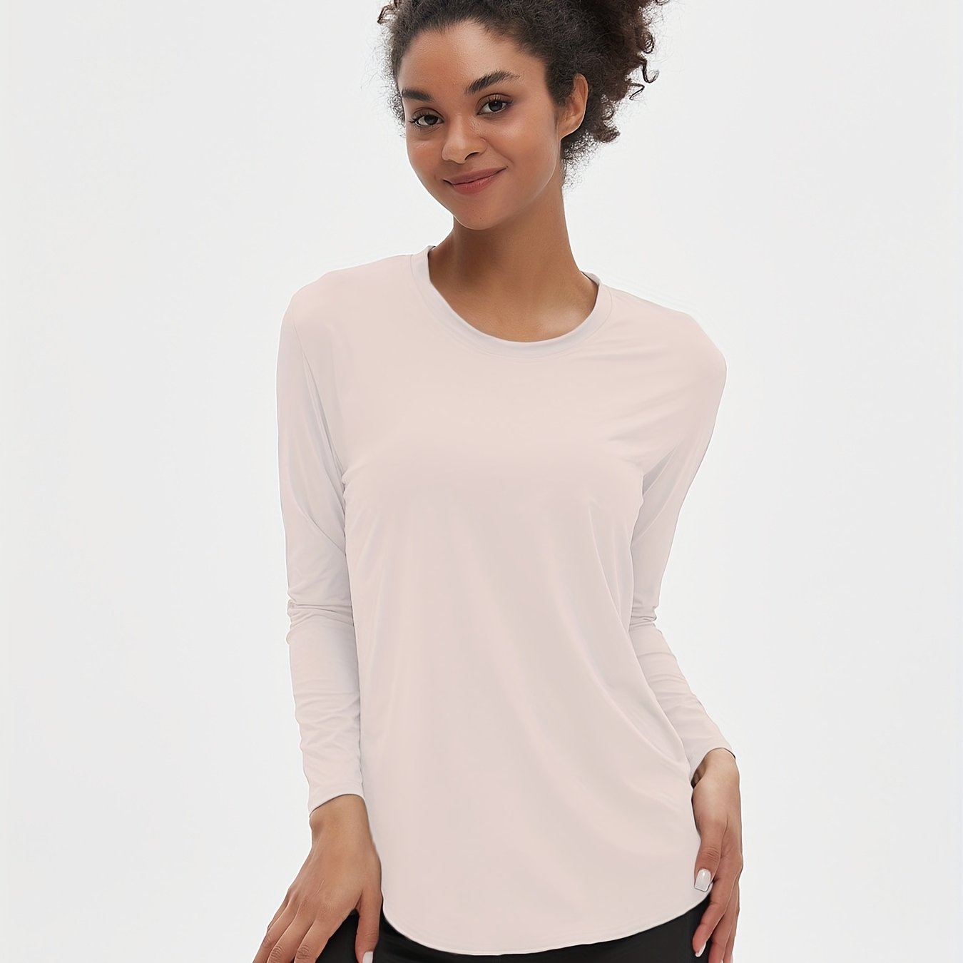 High-Elasticity Ice Sliky Yoga Cover Up