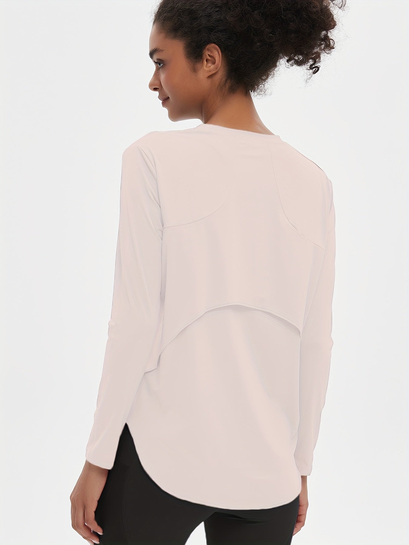 High-Elasticity Ice Sliky Yoga Cover Up