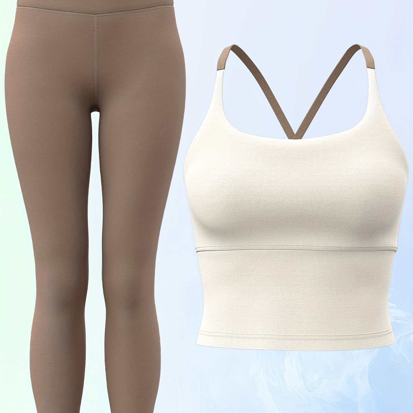 2pcs Set Tank Top with Yoga Pants