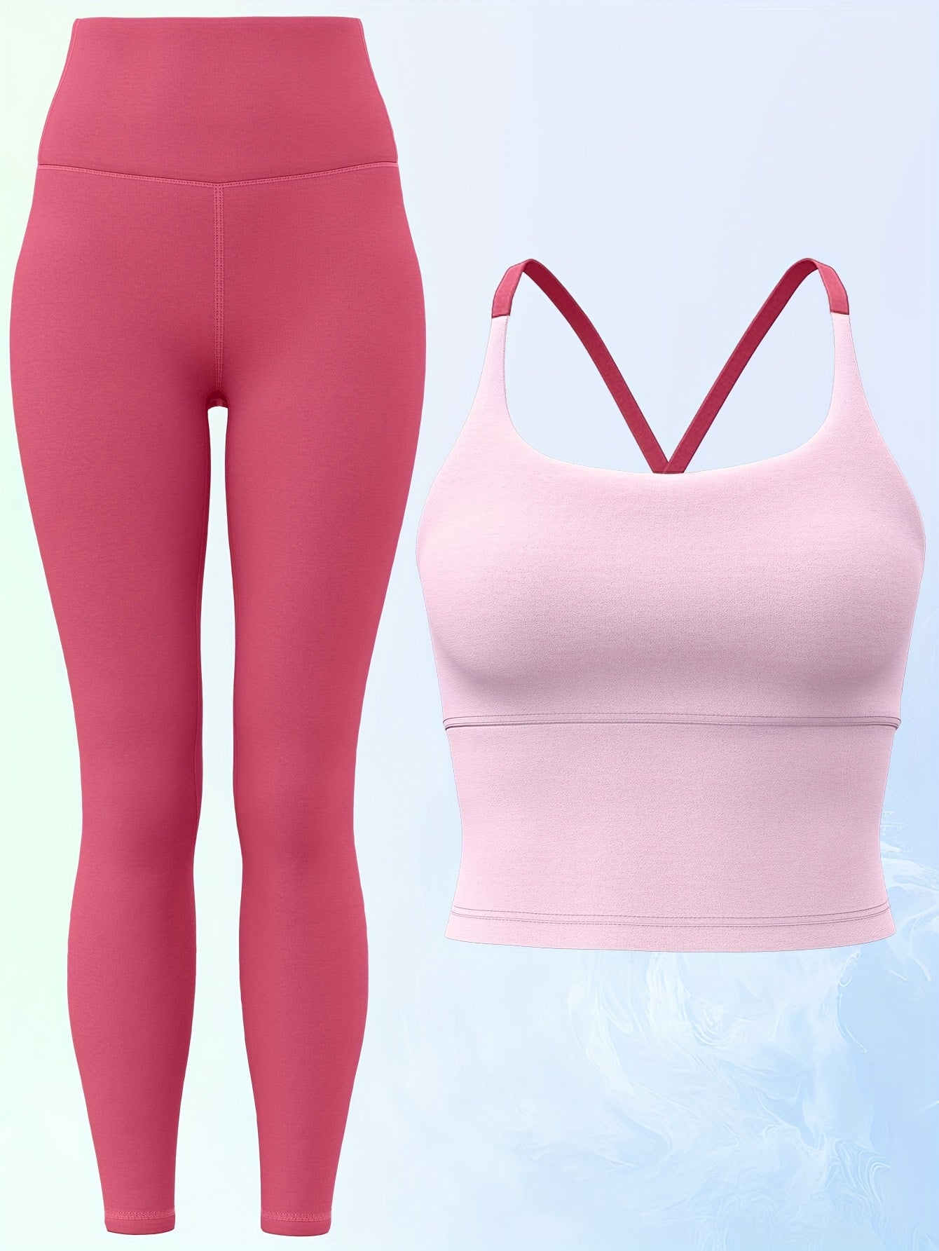 2pcs Set Tank Top with Yoga Pants