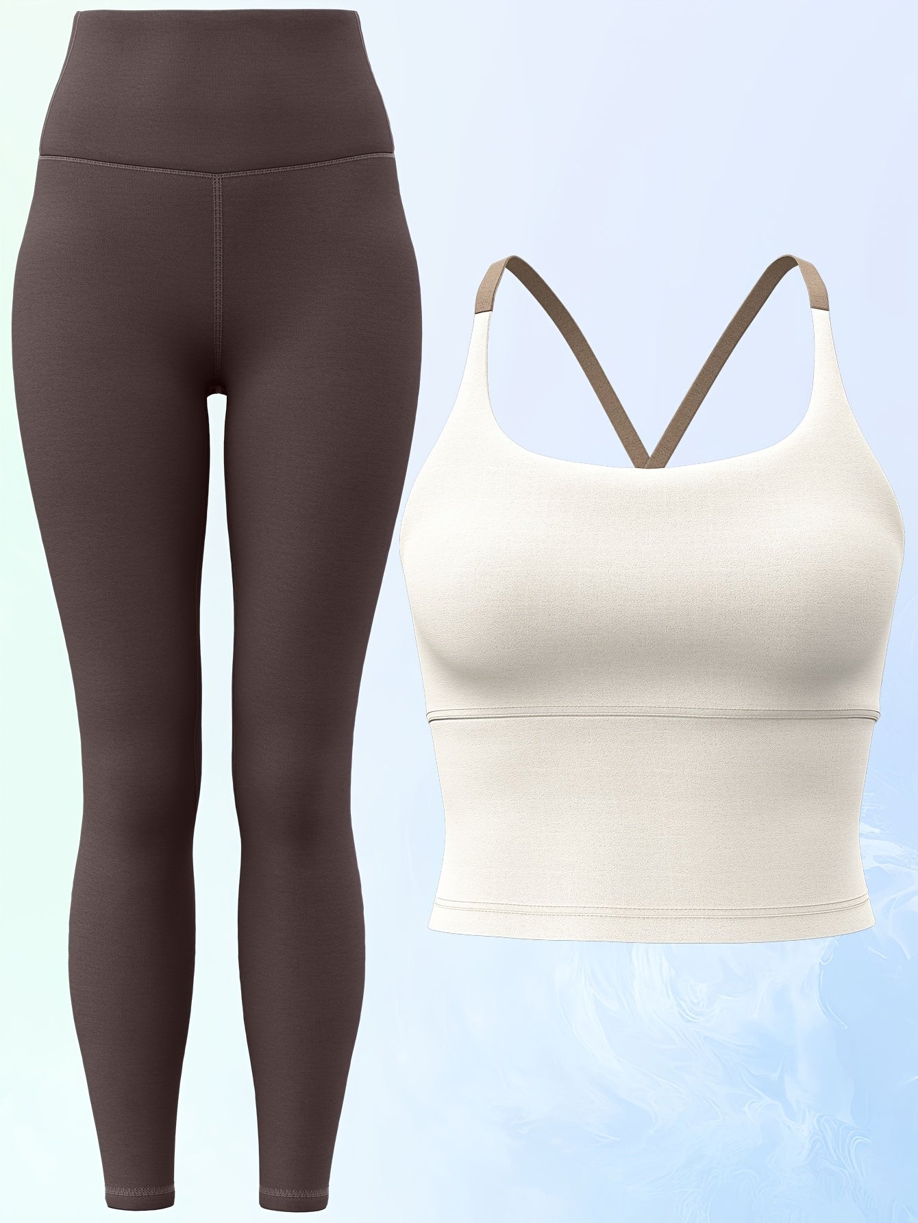 2pcs Set Tank Top with Yoga Pants