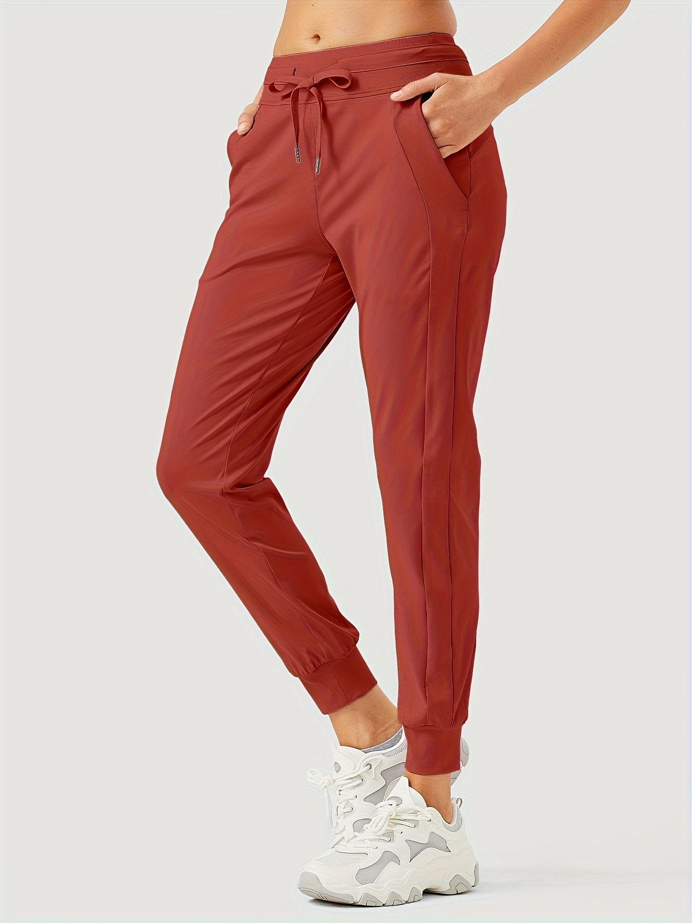 Athletic Joggers with Zipper Pockets