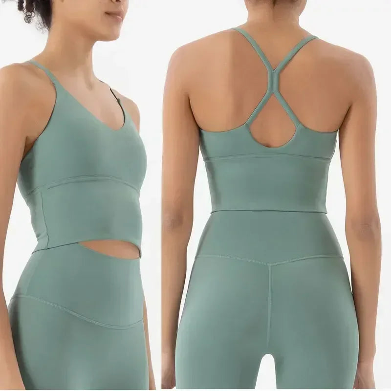 Seamless Workout Set - Buttery Soft Sports Bra & High Waist Leggings