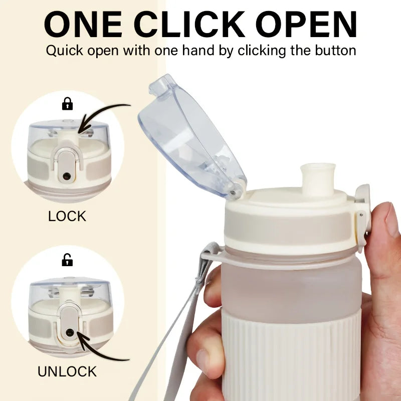 BPA-Free Water Bottle with Strap - 530ml