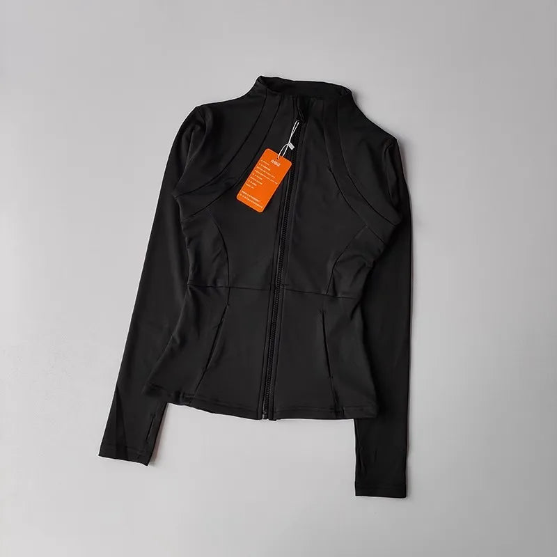 Slim Fit Quick Dry Yoga Fitness Jacket