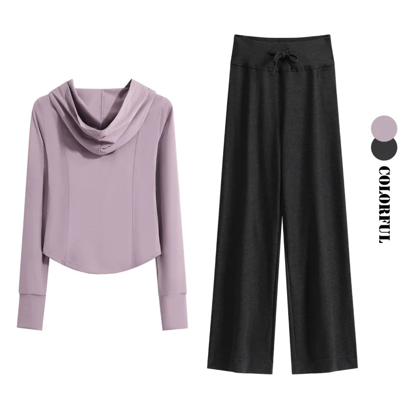 Cozy Lounge Set - Hooded Jacket & Jogger Pants
