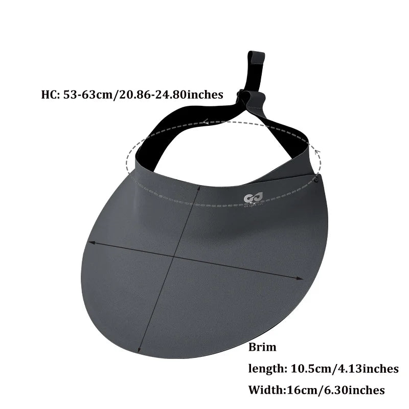 Foldable Sun Visor Hat - Breathable UV Protection