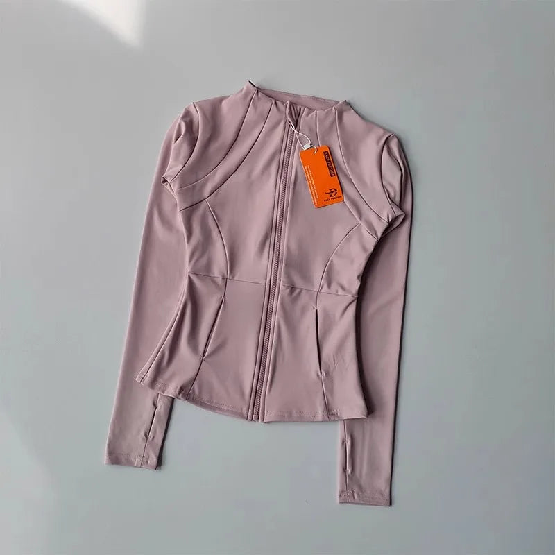 Slim Fit Quick Dry Yoga Fitness Jacket