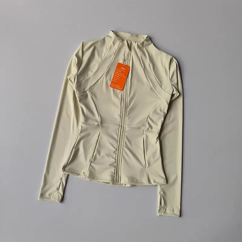 Slim Fit Quick Dry Yoga Fitness Jacket
