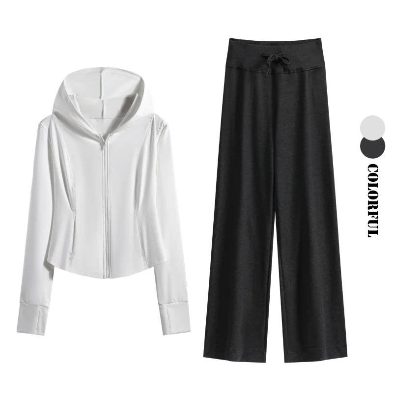 Cozy Lounge Set - Hooded Jacket & Jogger Pants