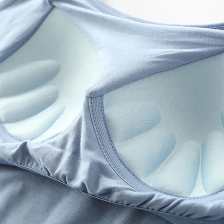 Built-In Bra Camisole - Seamless Modal Tank Top