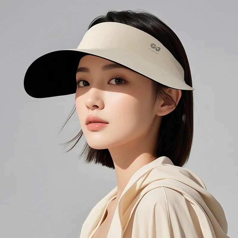 Foldable Sun Visor Hat - Breathable UV Protection
