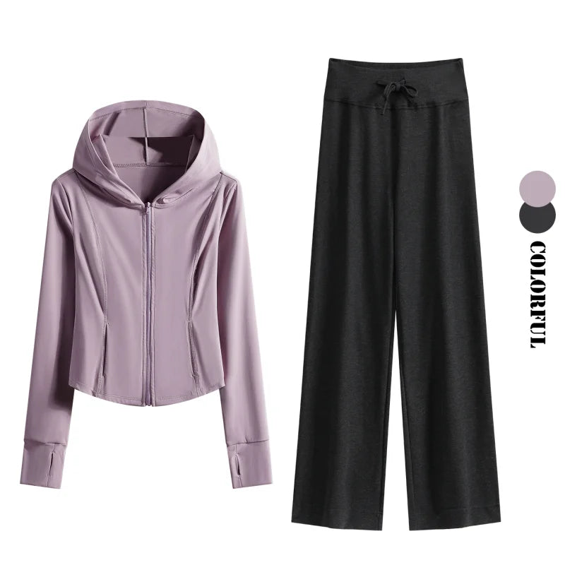 Cozy Lounge Set - Hooded Jacket & Jogger Pants