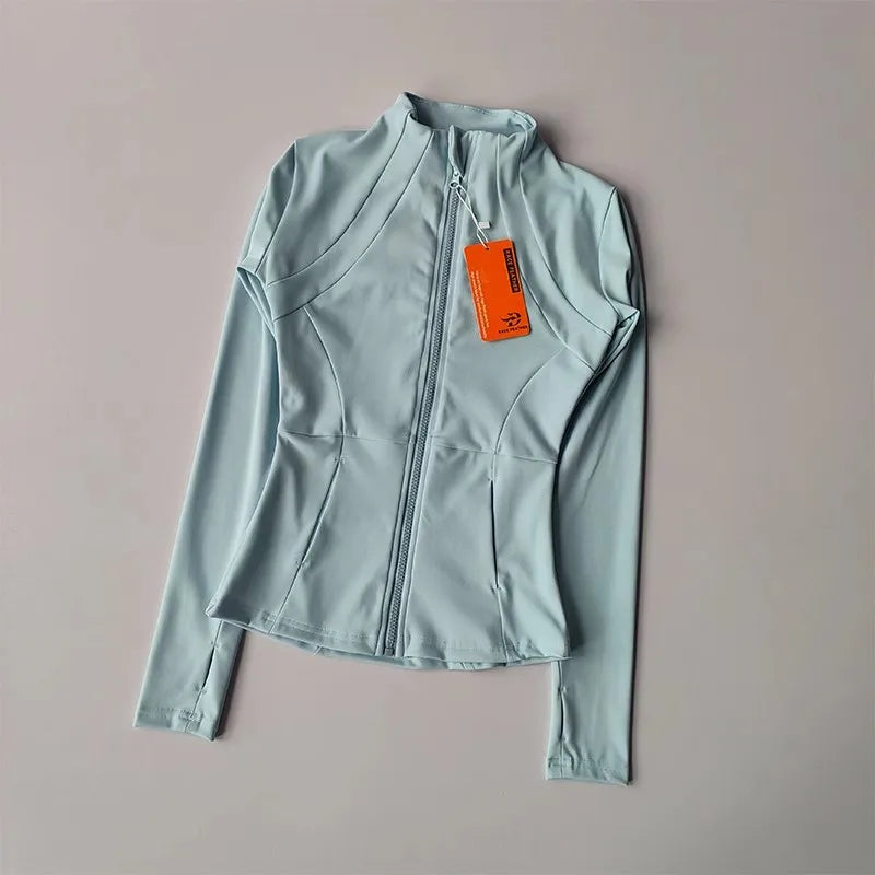Slim Fit Quick Dry Yoga Fitness Jacket