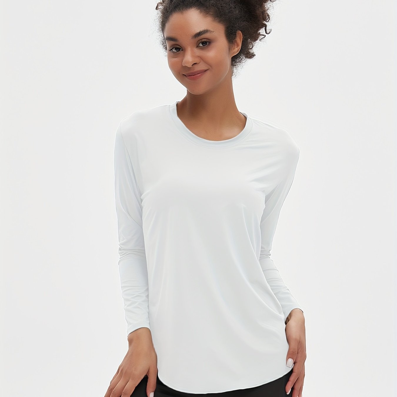 High-Elasticity Ice Sliky Yoga Cover Up