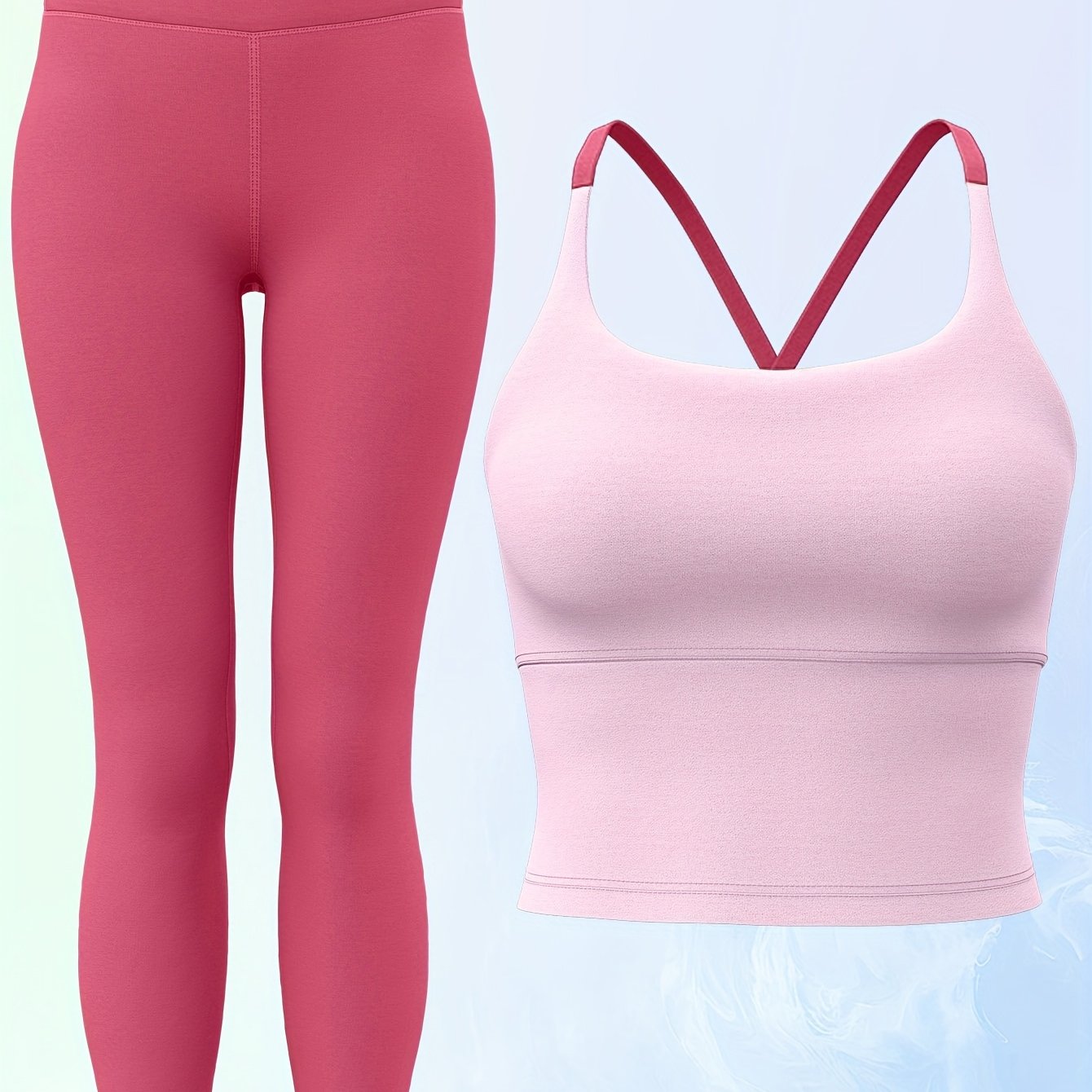 2pcs Set Tank Top with Yoga Pants