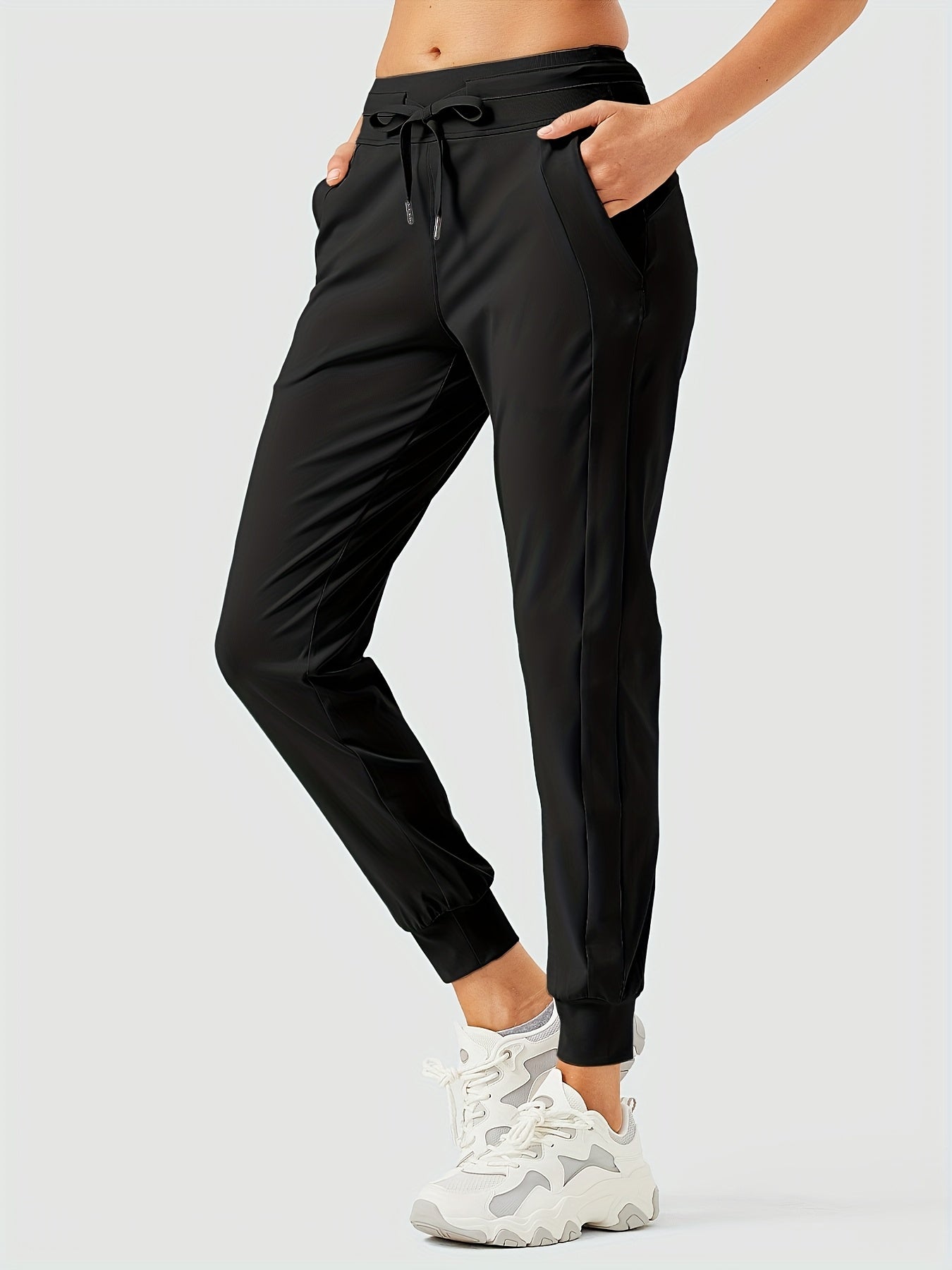 Athletic Joggers with Zipper Pockets