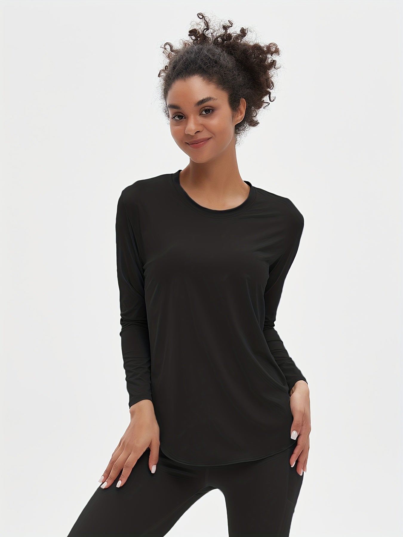 High-Elasticity Ice Sliky Yoga Cover Up