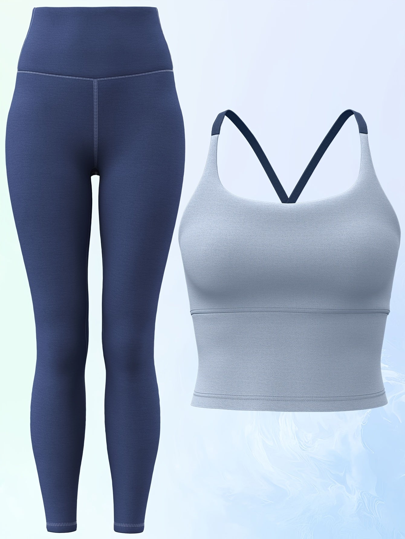 2pcs Set Tank Top with Yoga Pants