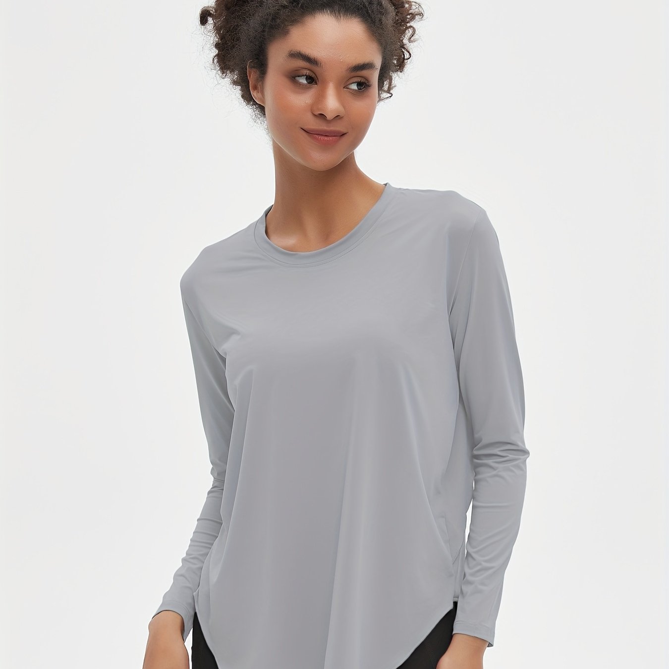 High-Elasticity Ice Sliky Yoga Cover Up