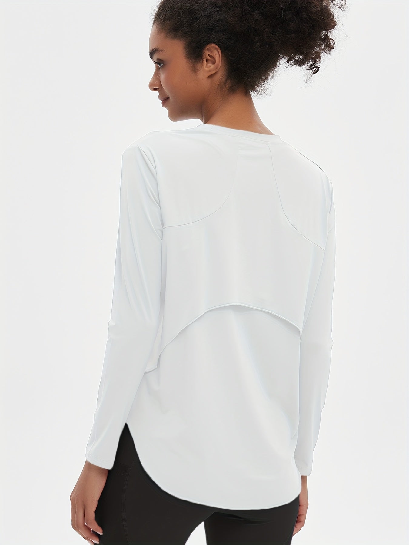 High-Elasticity Ice Sliky Yoga Cover Up