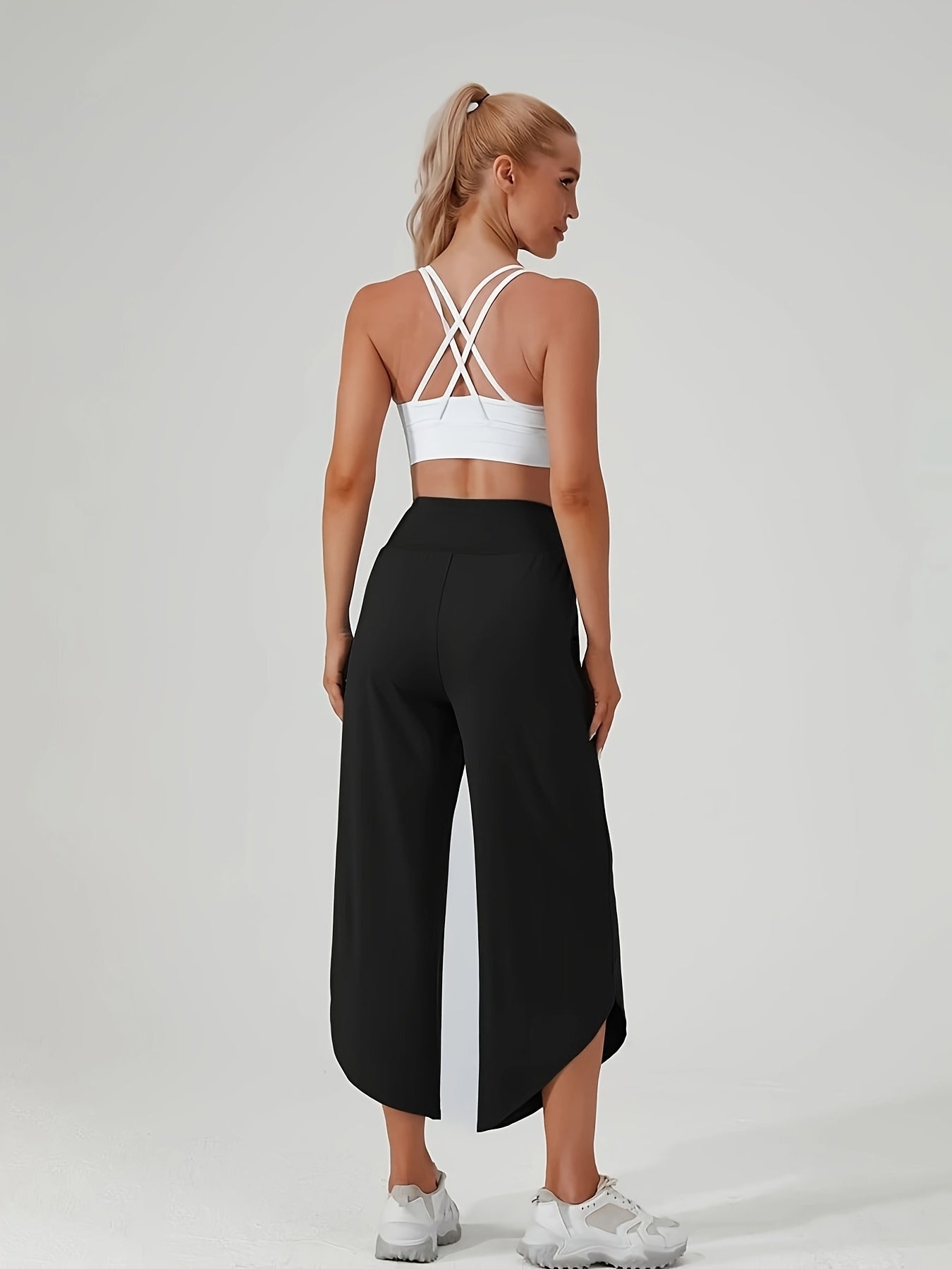 Casual Yoga Wide-Leg Pants